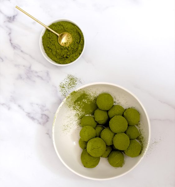 Chocolate Matcha Balls