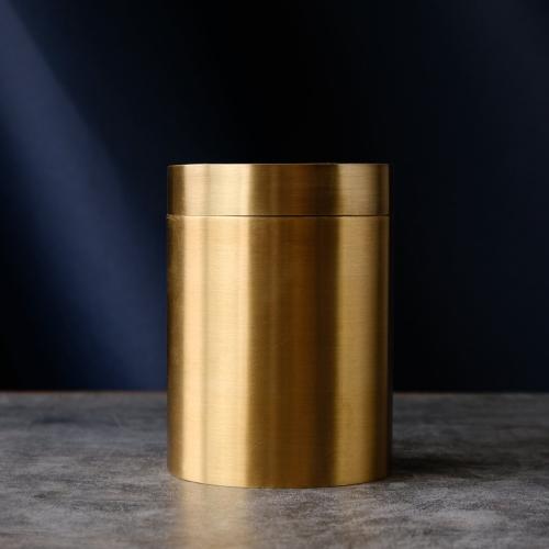 Vintage Tea Brass Caddy